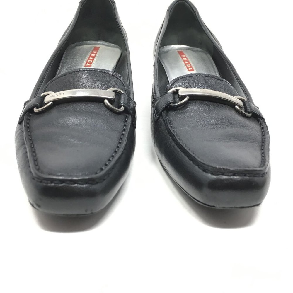 Prada Horsebit Pump Heels Shoes Size 36 EU/6 US - Picture 8 of 8